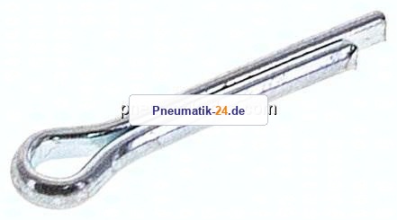 Splint DIN 94 / ISO 1234, 2,0x10 mm, Stahl verzinkt