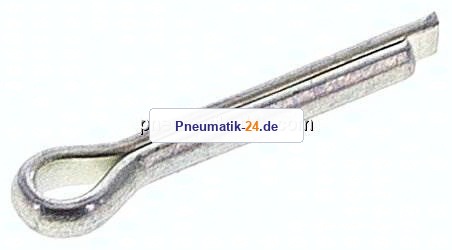 Splint DIN 94 / ISO 1234, 2,0x12 mm, Stahl verzinkt