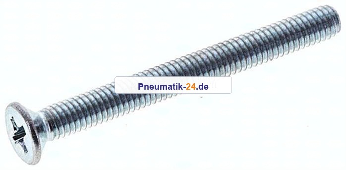 Senkschraube DIN965 / ISO7046, M 3x30, Stahl verzinkt 4.8