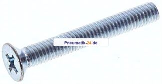Senkschraube DIN965 / ISO7046, M 4x30, Stahl verzinkt 4.8