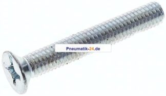 Senkschraube DIN965 / ISO7046, M 6x40, Stahl verzinkt 4.8
