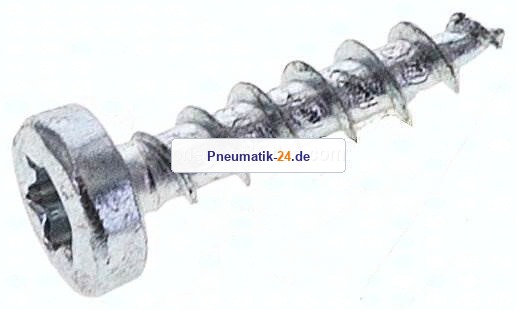Spanplatten-Halbrundkopfschraube, TORX, 3,5x16, Stahl verz.