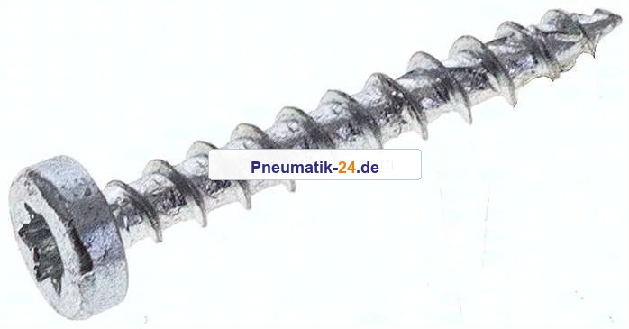Spanplatten-Halbrundkopfschraube, TORX, 3,5x25, Stahl verz.