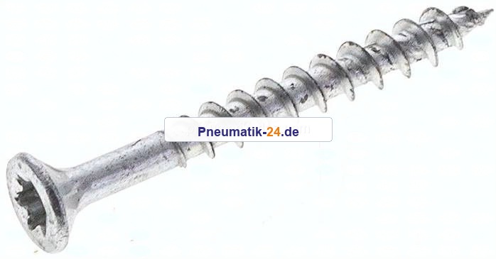 Spanplatten-Senkkopfschraube, TORX, 3,5x35, Stahl verzinkt, weiß