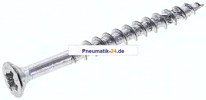 Spanplatten-Senkkopfschraube, Pozidriv, 3,5x40, Stahl verz.