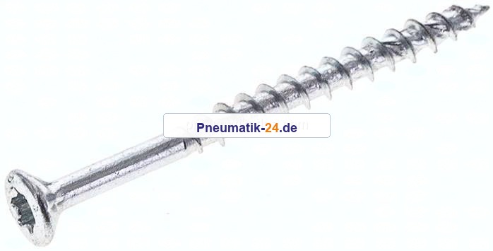 Spanplatten-Senkkopfschraube, TORX, 3,5x45, Stahl verzinkt, weiß