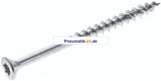 Spanplatten-Senkkopfschraube, TORX, 3,5x50, Stahl verzinkt, weiß