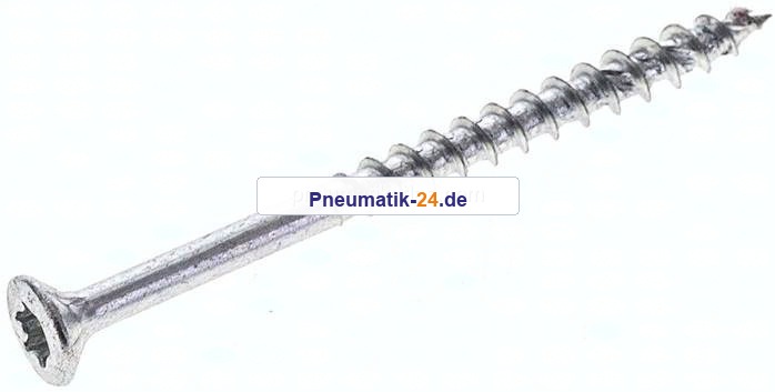 Spanplatten-Senkkopfschraube, TORX, 3,5x50, Stahl verzinkt, weiß