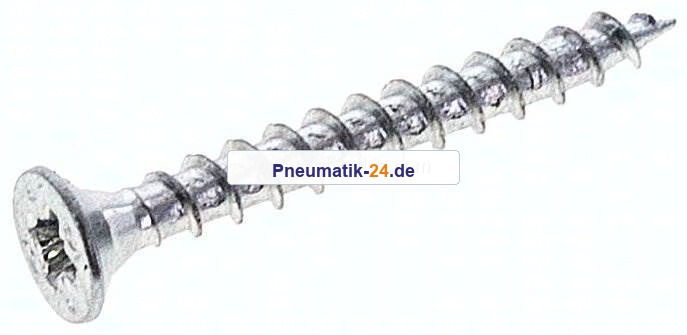 Spanplatten-Senkkopfschraube, Pozidriv, 3,0x20, Stahl verz.