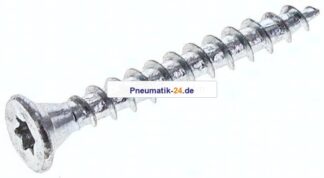 Spanplatten-Senkkopfschraube, TORX, 3,0x25, Stahl verzinkt, weiß