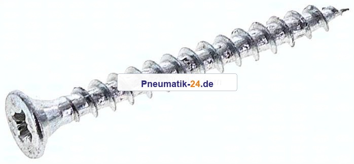 Spanplatten-Senkkopfschraube, Pozidriv, 3,0x30, Stahl verz.