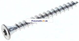 Spanplatten-Senkkopfschraube, TORX, 3,0x30, Stahl verzinkt, weiß