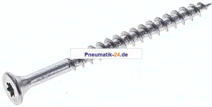 Spanplatten-Senkkopfschraube, TORX, 3,0x40, Stahl verzinkt, weiß