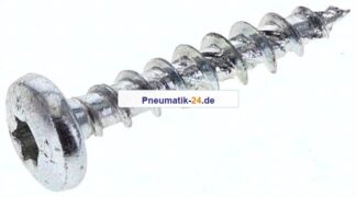 Spanplatten-Halbrundkopfschraube, TORX, 4,5x25, Stahl verz.