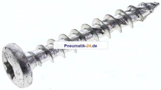 Spanplatten-Halbrundkopfschraube, TORX, 4,5x30, Stahl verz.