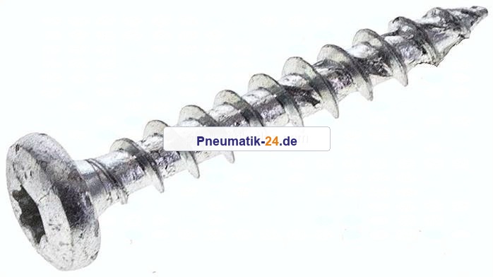 Spanplatten-Halbrundkopfschraube, TORX, 4,5x30, Stahl verz.