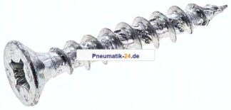 Spanplatten-Senkkopfschraube, Pozidriv, 4,5x30, Stahl verz.