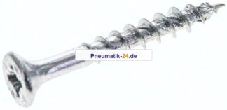 Spanplatten-Senkkopfschraube, Pozidriv, 4,5x35, Stahl verz.