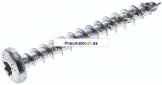 Spanplatten-Halbrundkopfschraube, TORX, 4,5x40, Stahl verz.