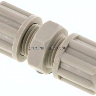 Gerade Verschraubung 6x4mm, Polypropylen