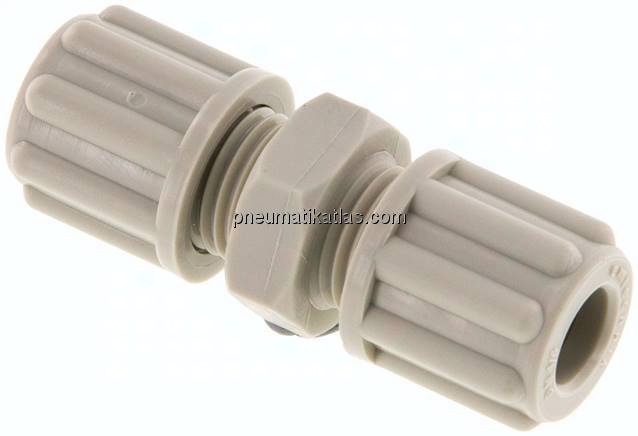 Gerade Verschraubung 6x4mm, Polypropylen