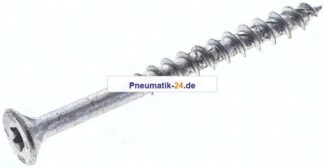 Spanplatten-Senkkopfschraube, TORX, 4,5x50, Stahl verzinkt, weiß