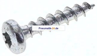 Spanplatten-Halbrundkopfschraube, TORX, 4,0x20, Stahl verz.
