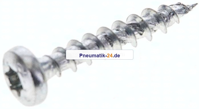 Spanplatten-Halbrundkopfschraube, TORX, 4,0x25, Stahl verz.
