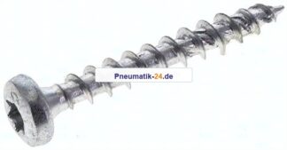 Spanplatten-Halbrundkopfschraube, TORX, 4,0x30, Stahl verz.