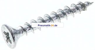 Spanplatten-Senkkopfschraube, Pozidriv, 4,0x30, Stahl verz.
