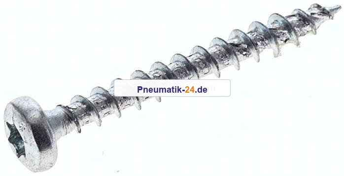 Spanplatten-Halbrundkopfschraube, TORX, 4,0x35, Stahl verz.
