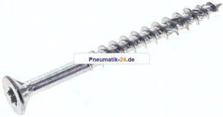 Spanplatten-Senkkopfschraube, TORX, 4,0x45, Stahl verzinkt, weiß