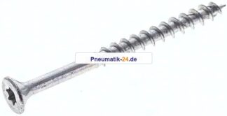 Spanplatten-Senkkopfschraube, TORX, 4,0x50, Stahl verzinkt, weiß
