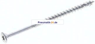 Spanplatten-Senkkopfschraube, TORX, 4,0x70, Stahl verzinkt, weiß