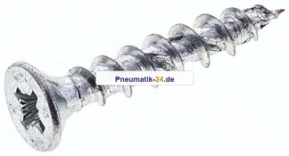 Spanplatten-Senkkopfschraube, Pozidriv, 5,0x30, Stahl verz.