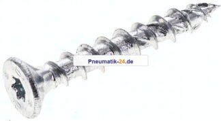 Spanplatten-Senkkopfschraube, TORX, 5,0x35, Stahl verzinkt, weiß