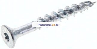 Spanplatten-Senkkopfschraube, TORX, 5,0x40, Stahl verzinkt, weiß