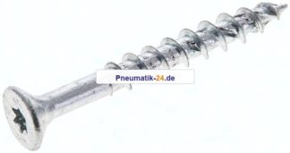 Spanplatten-Senkkopfschraube, TORX, 5,0x45, Stahl verzinkt, weiß