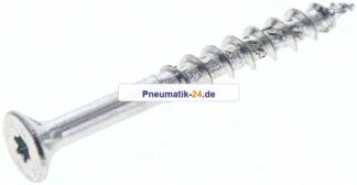 Spanplatten-Senkkopfschraube, TORX, 5,0x50, Stahl verzinkt, weiß