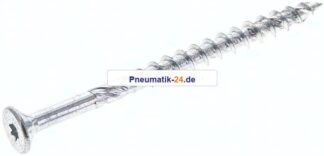 Spanplatten-Senkkopfschraube, TORX, 5,0x70, Stahl verzinkt, weiß