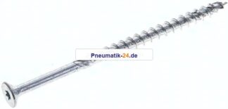 Spanplatten-Senkkopfschraube, TORX, 5,0x90, Stahl verzinkt, weiß