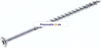 Spanplatten-Senkkopfschraube, TORX, 6,0x120, Stahl verzinkt, weiß