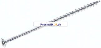 Spanplatten-Senkkopfschraube, TORX, 6,0x140, Stahl verzinkt, weiß