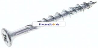 Spanplatten-Senkkopfschraube, Pozidriv, 6,0x60, Stahl verz.