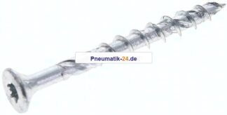 Spanplatten-Senkkopfschraube, TORX, 6,0x60, Stahl verzinkt, weiß
