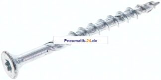 Spanplatten-Senkkopfschraube, TORX, 6,0x70, Stahl verzinkt, weiß