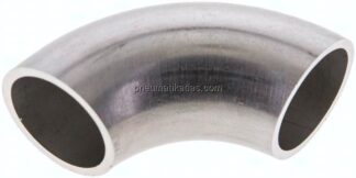 Rohrbogen Typ3, 21,3x1,6mm, 1.4571, geschweißt, EN 10253 Typ A (DIN 2605)