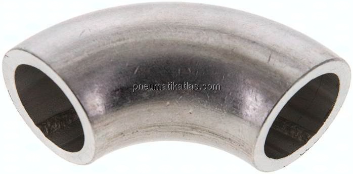 Rohrbogen Typ3, 21,3x2,6mm, 1.4571, geschweißt, EN 10253 Typ A (DIN 2605)