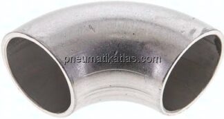 Rohrbogen Typ3, 26,9x1,6mm, 1.4571, geschweißt, EN 10253 Typ A (DIN 2605)
