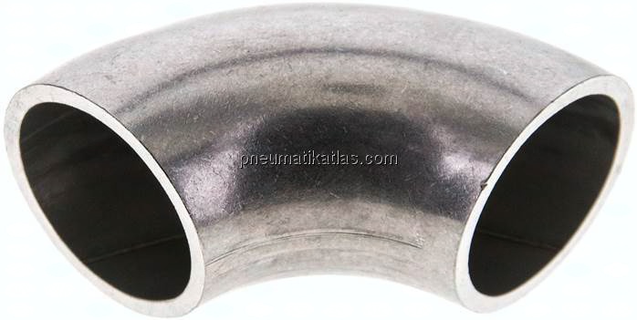 Rohrbogen Typ3, 33,7x2,6mm, 1.4571, geschweißt, EN 10253 Typ A (DIN 2605)